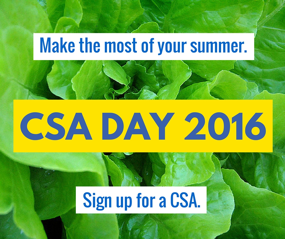 National CSA Day - 2016